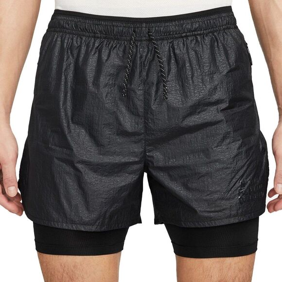 Nike Men’s Size Small Run Division Repel 2 in 1 Gym 7 Inch Shorts FB8544 010 - Picture 2 of 9